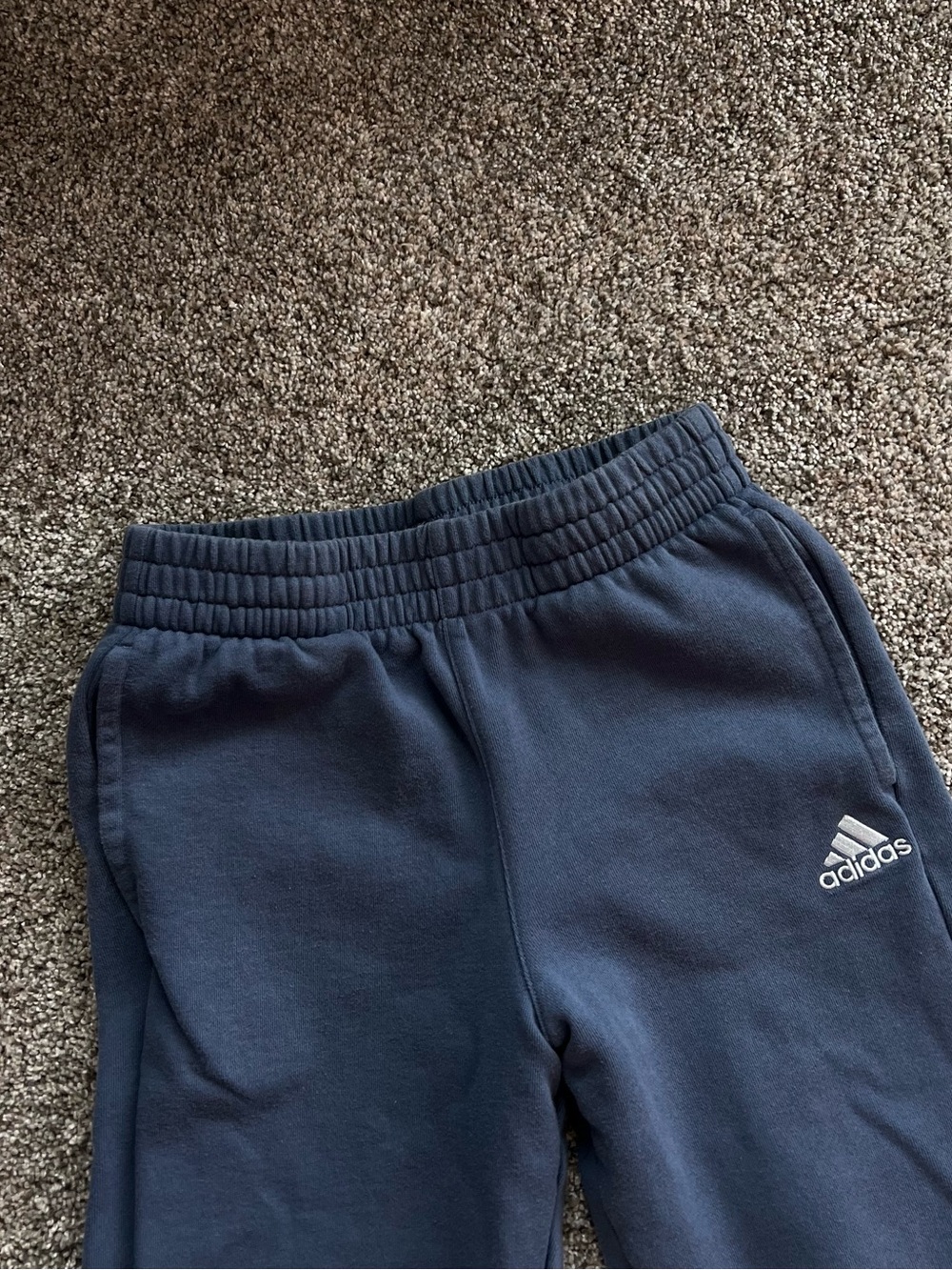 Adidas Sweatpant Boys M Gray Jogger Tapered Insulated Performance Running Workou